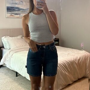 Cotton On Dark Denim Shorts